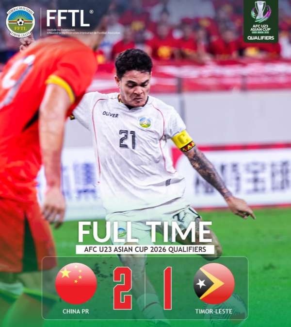 东帝汶队长发布会失声却破门 U22国足预选赛险胜对手